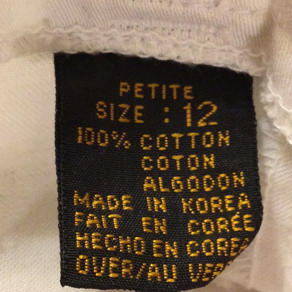 💥CLAIRBORNE 80’S💥 RETRO WHT MOM TROUSER PANT💥 - Picture 6 of 6